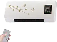 Ar Condicionado, Mini Split Portátil 2 em 1 Montado na Parede Quente Frio, Super Silencioso com Controle Remoto para Quartos de Escritório em Casa, Aquecimento de Refrigeração Max Split
