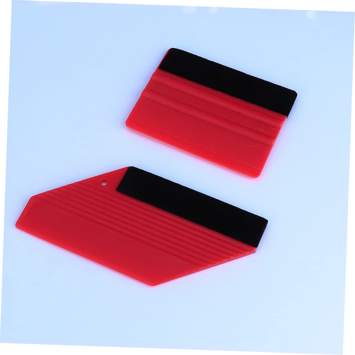 HEALEEP 21pcs Auto Tinting Film Scraper Squeegee Tool Vinyl Car Wrapping Complete Window Tint Kit Accessories for Flat Curved Easy Installation Red