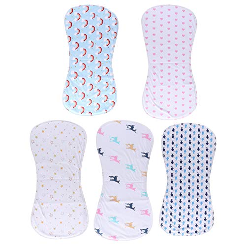 Tissu d'éructation réutilisable : bavoirs ultra-absorbants Mipcase pour repas