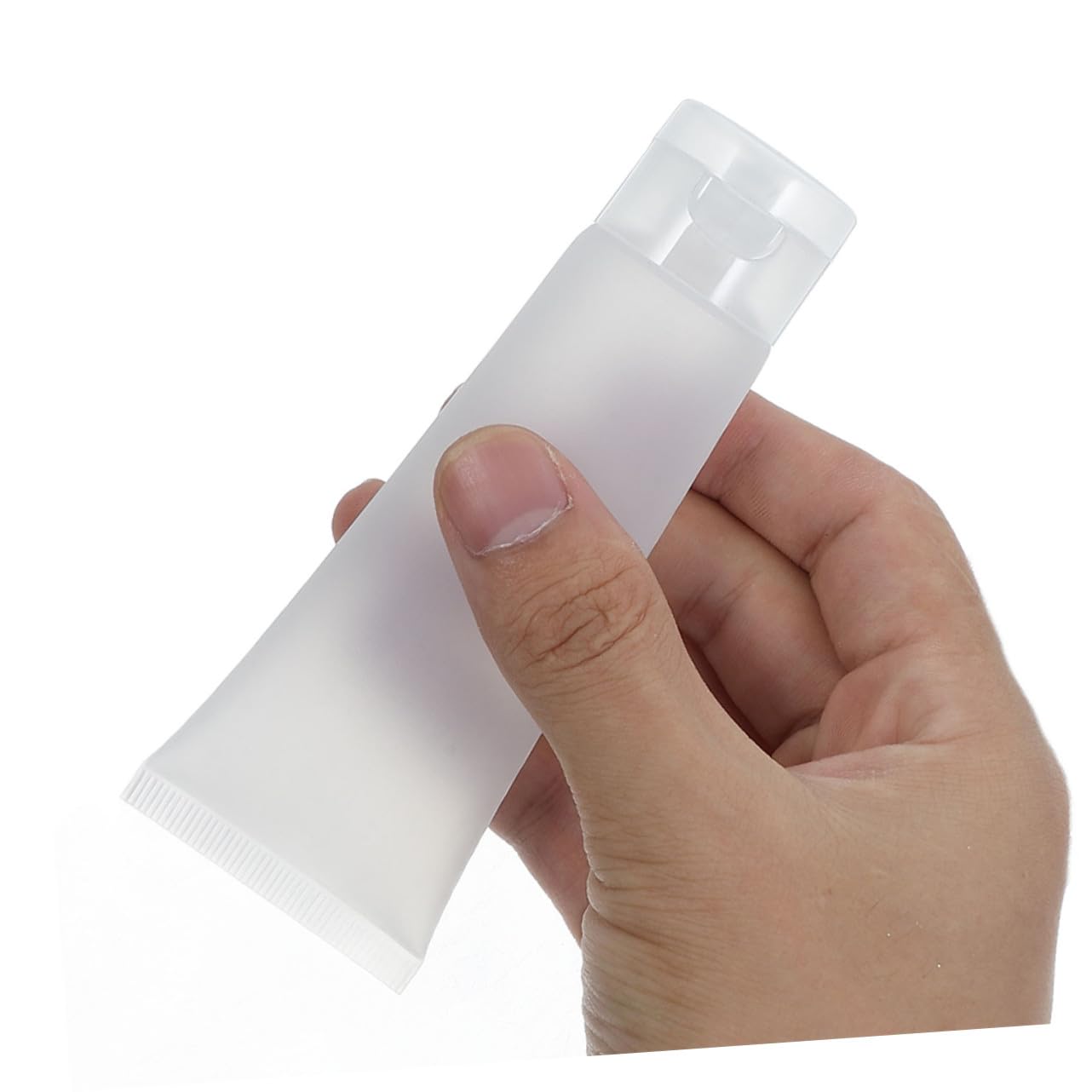Ipetboom Kit 50 Pezzi Tubetti Trasparenti Ricaricabili da Viaggio 50ml in Pp e Pe, Bottiglie Compatte per Lozione, Shampoo e Dentifricio, per Uso Quotidiano e Viaggi