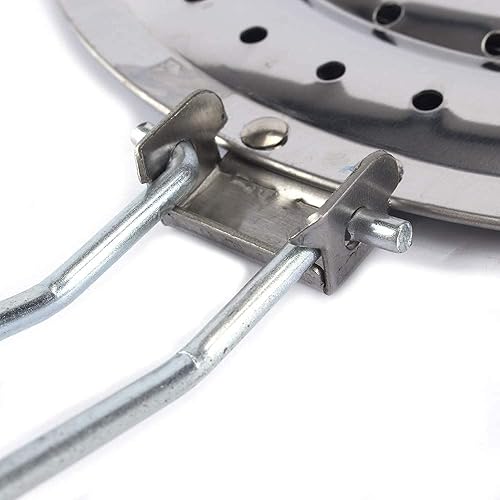 Miniatura 4 de Paquete de 2 difusores de calor de doble espesamiento, reductor de llama protector de llama, placa de acero inoxidable para estufas eléctricas y de