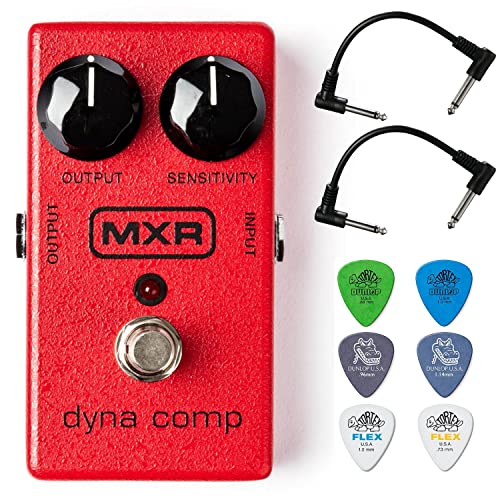 MXR M102 Dyna Comp �R���v���b�T�[ �y�_�� �o���h�� �p�b�`�P�[�u��2�{�ƃ_�����b�v�s�b�N6�{�t��