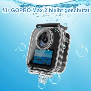 Boîtier étanche pour Max 2, étui de protection pour plongée aventures, photographie sous-marine, accessoires d'appareil photo, housse résistante aux chocs et à la poussière