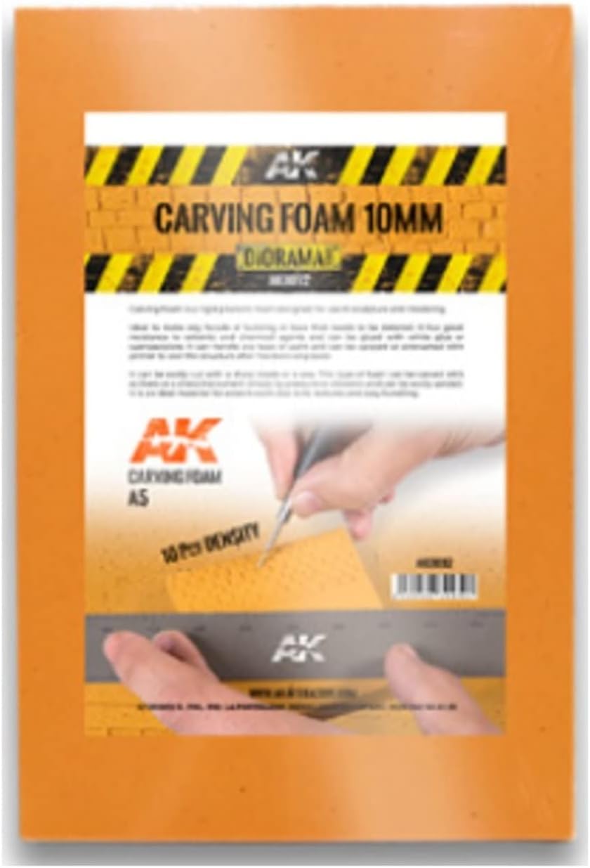 AK-Interactive Carving Foam 10mm (A5 Size)