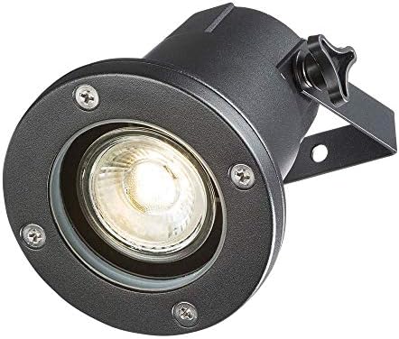 Knightsbridge Garden GU10 Spike Light, Aluminium, Black