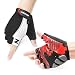 ZOOKKI Cycling Gloves Mountain Bike Gloves Road Racing Bicycle Gloves Light Silicone Gel Pad Riding Gloves Half Finger Biking Gloves Men/Women Work Gloves