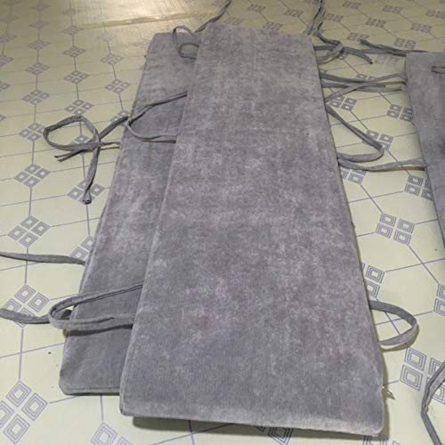Coussin de banc 3 places velours pour soulager les assises dures - 3