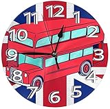 El movimiento silencioso de cuarzo no hará un sonido de tictac, lo ayudará a lograr un espacio tranquilo para dormir y aprender, y creará una vida tranquila y cómoda.