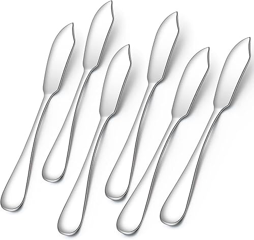 AOOSY Cuchillo de mantequilla, cuchillo de queso, cuchillos de desayuno con suela Dover, lindos mini cuchillos de cocina de acero inoxidable de 5.91