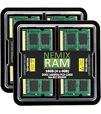 NEMIX RAM 32GB (4X8GB) DDR3 1600MHz PC3-12800 2Rx8 1.35V 204-PIN