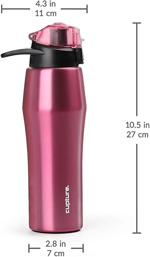 Miniatura 7 de Cupture Botella de acción con asa - Acero inoxidable aislado al vacío, 22 oz