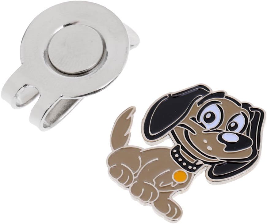 review Jili Online Magnetic Hat Clip and Golf Ball Marker Lightweight Strong Alloy Golf Accessories Golfer Gift Different Patterns