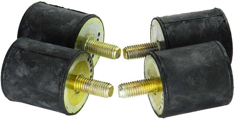 Replacement for Wacker OEM WP1540 WP1550 Plate Compactor Shockmounts Mounts | 4 Pack | M12x50x56