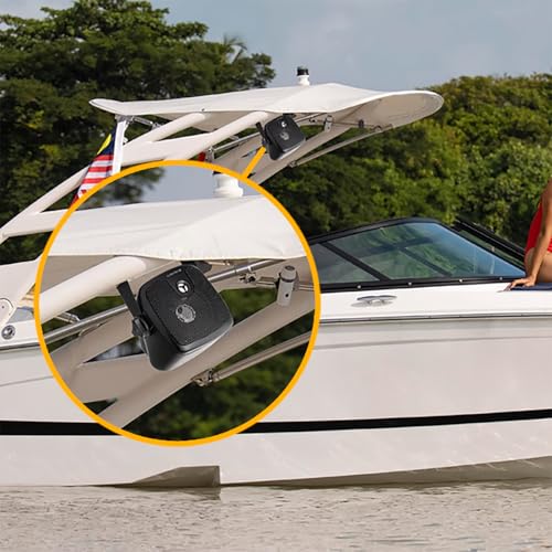 Caliber CSB3-1 Aufbaulautsprecher – 45 Watt (90 Watt EIN Paar) – Kompakte Lautsprecher Boxen – Autolautsprecher – Für Auto, Wohnwagen – Schwarz