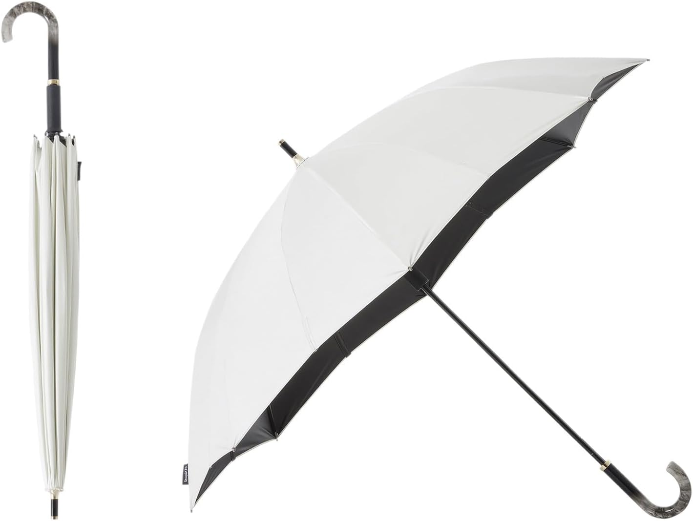 25ss FORME 折りたたみ日傘ギンガム白黒【東原亜希】