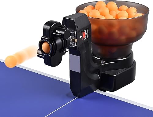 WAYMARK Table Tennis Robot Ping Pong Ball Machine Trainer HP-07 Ping Pong Robot Table Tennis Automatic Ball Machine for Practice Come with 50 Balls