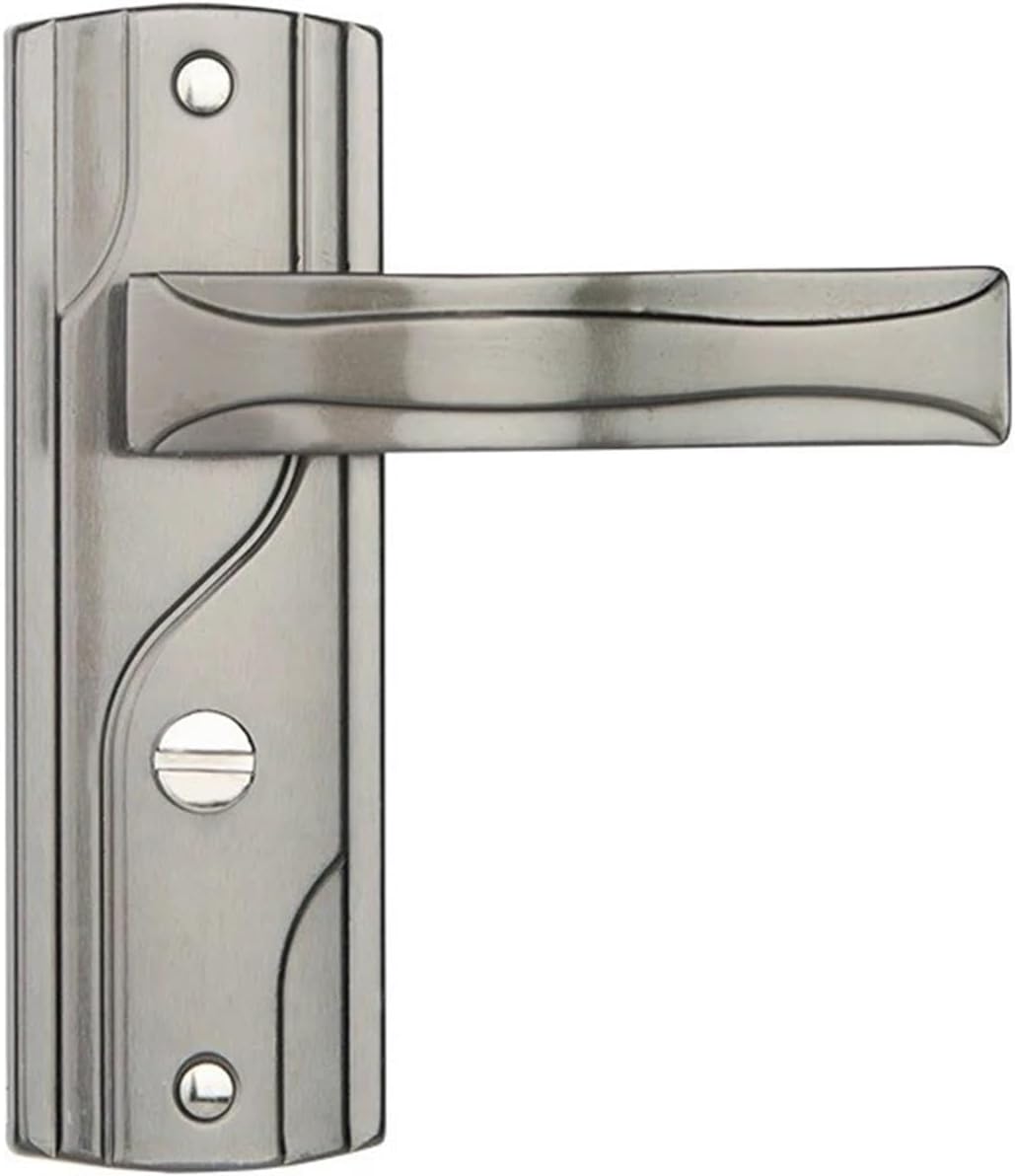 Door Handle,Interior Door Handle, Keyless Interior Mortise Lever Handle Set for 35-50mm for Bathroom, Kitchen, Toilet