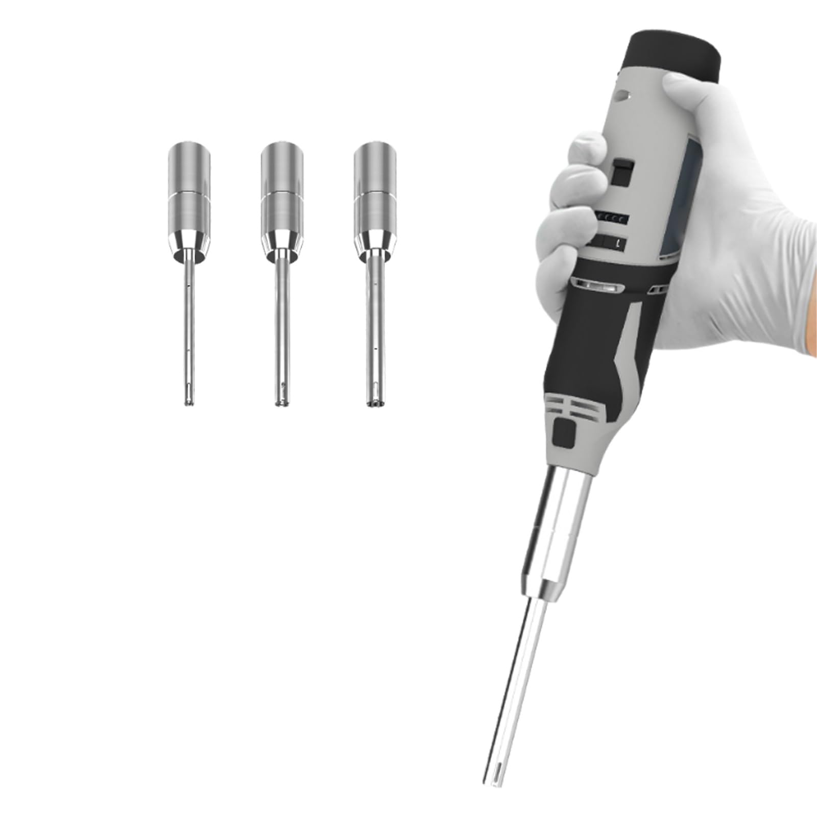 Homogenizator Laboratoryjny 0,5–250 Ml Z Regulacją Prędkości, Kompaktowy Mieszacz Dyspersyjny Do Homogenizacji Małych Objętości I Badań(10+8mm,Rechargeable)