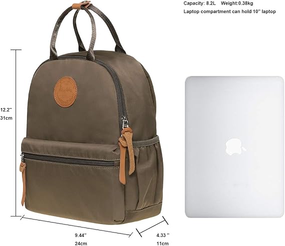 KAUKKO Classic (Mini) Backpack for Everyday,8.2L
