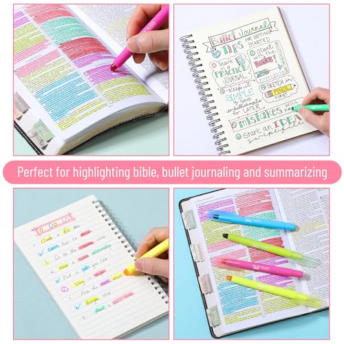 Image of Mr. Pen- No Bleed Gel Highlighters, Vintage Colors, 8 Pack | Bible Highlighters and Pens No Bleed, Bible Markers for Study, Journaling, School Supplies and Accessories
