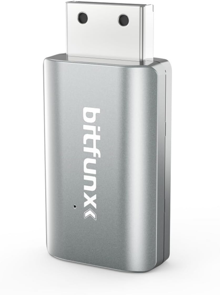 BITFUNX Dreamcast HDMI™ Adapter - Supports VGA to HDMI™, Plug & Play Video Game Adapter with No Lag, Mini HD Video Audio Converter for Dreamcast Game Console All Version