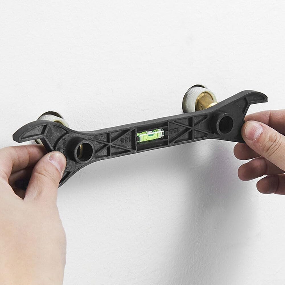 Multi-function Shower Level Faucet Hydraulic Tool for Tap Placement and Installation