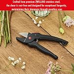 ZWILLING Stainless Steel Pruning Shears, Flower/Stem Pruning Cutters with Locking Switch