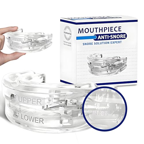 Ferula Descarga Bruxismo, Dispositivo Anti Ronquidos, Férulas Dental Moldeable, Ajustable Antirronquidos, Eficaz Protector Bucal Antirronquidos, Ayuda a Reducir los Ronquidos, Prevenir Ronquidos