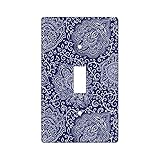 Bohemian Single Toggle Wall Plates Kit, Receptacle Outlet Covers, 5-Packs Electrical Outlet Plates,...