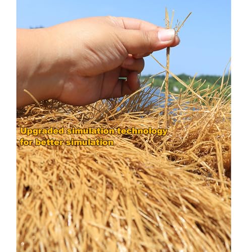 Revetement decoratif en paille artificielle mexicaine durable pour abri de plage