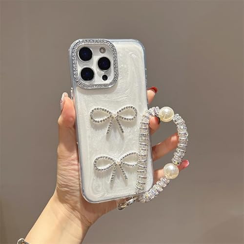 HAOFUGUI �L���L���P�[�X for Xiaomi Redmi note 11 pro+, ���� TPU �N���A ���� Ribbon Bow �P�[�X, �t�� �p�[���u���X���b�g, ���C���X�g�[���� �J�����ی�J�o�[, ������� �����h�~Phone C