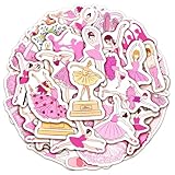 100 Pack Ballerina Stickers, Ballerina Ballet Party Favors Gifts, Birthday Decorations