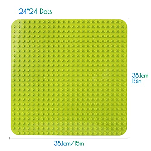 Große Bauplatte Kompatibel mit Duplo Platten,große Grundplatte,38 * 38cm Platten-Set für Kreatives Spielen, Lernspielzeug – Ansicht 2