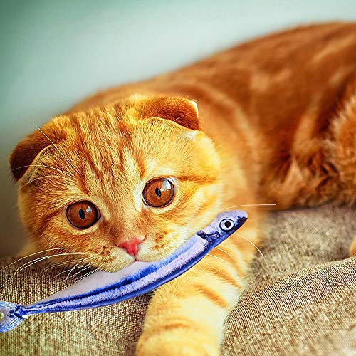 ZLIXING Organic Catnip Toys Soft Stuffed Pet Cat Chewing Toy Bulk for Aggressive