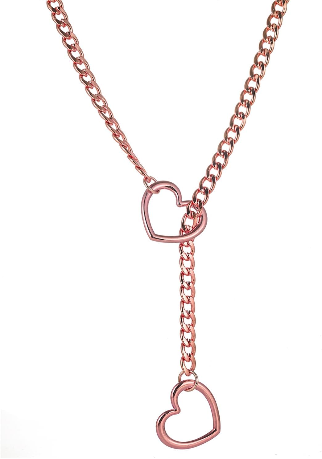 Heart O Ring Slip Chain Choker Necklace for Women Brazil Ubuy