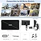 [2025] CAMECHO 6 Zoll Wireless Motorrad-Carplay Android Auto, IP68 Wasserdicht HD 1440 * 720 Touchscreen Bildschirm Navi Display für Motorräder mit Dual Bluetooth 5.0 + Airplay Android Cast