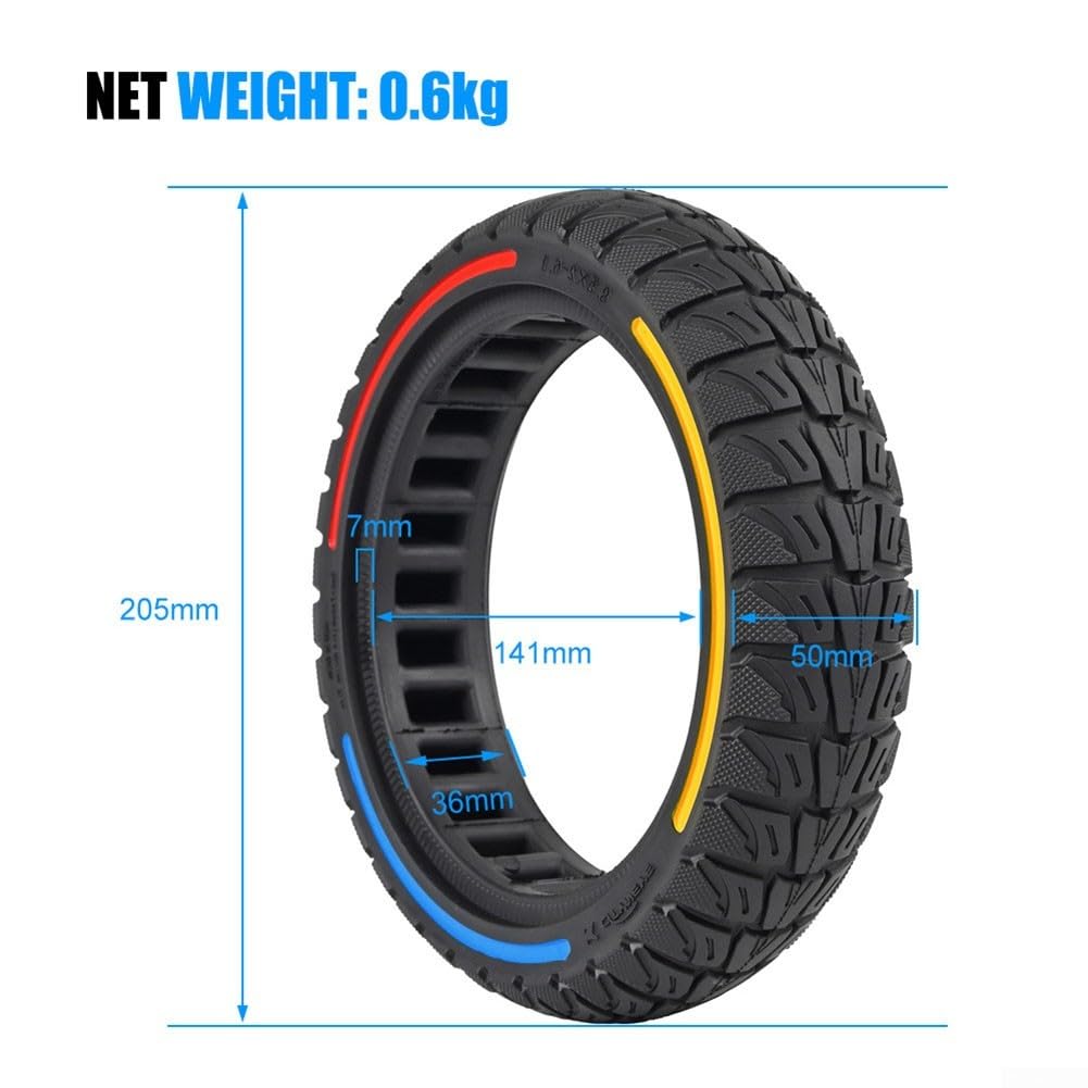Scooter eléctrico neumático sólido, Neumático sólido de 8,5 Pulgadas for Trabajo Pesado for Patinete eléctrico M365ProPro2
