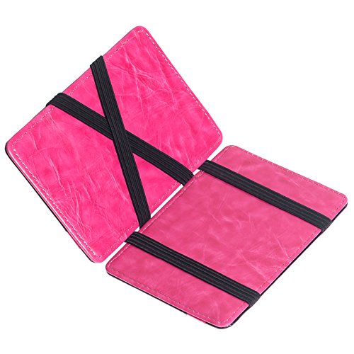 Image of Men's Fashion Magic Money Clip Leather Minimalistic Slim Wallet
