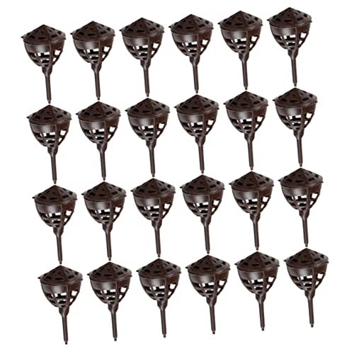 Toyvian 100 Pezzi Scatola per Fertilizzante per Bonsai Design Contenitore Pratico e Resistente per Piante Facile da Inserire Protegge Animali e