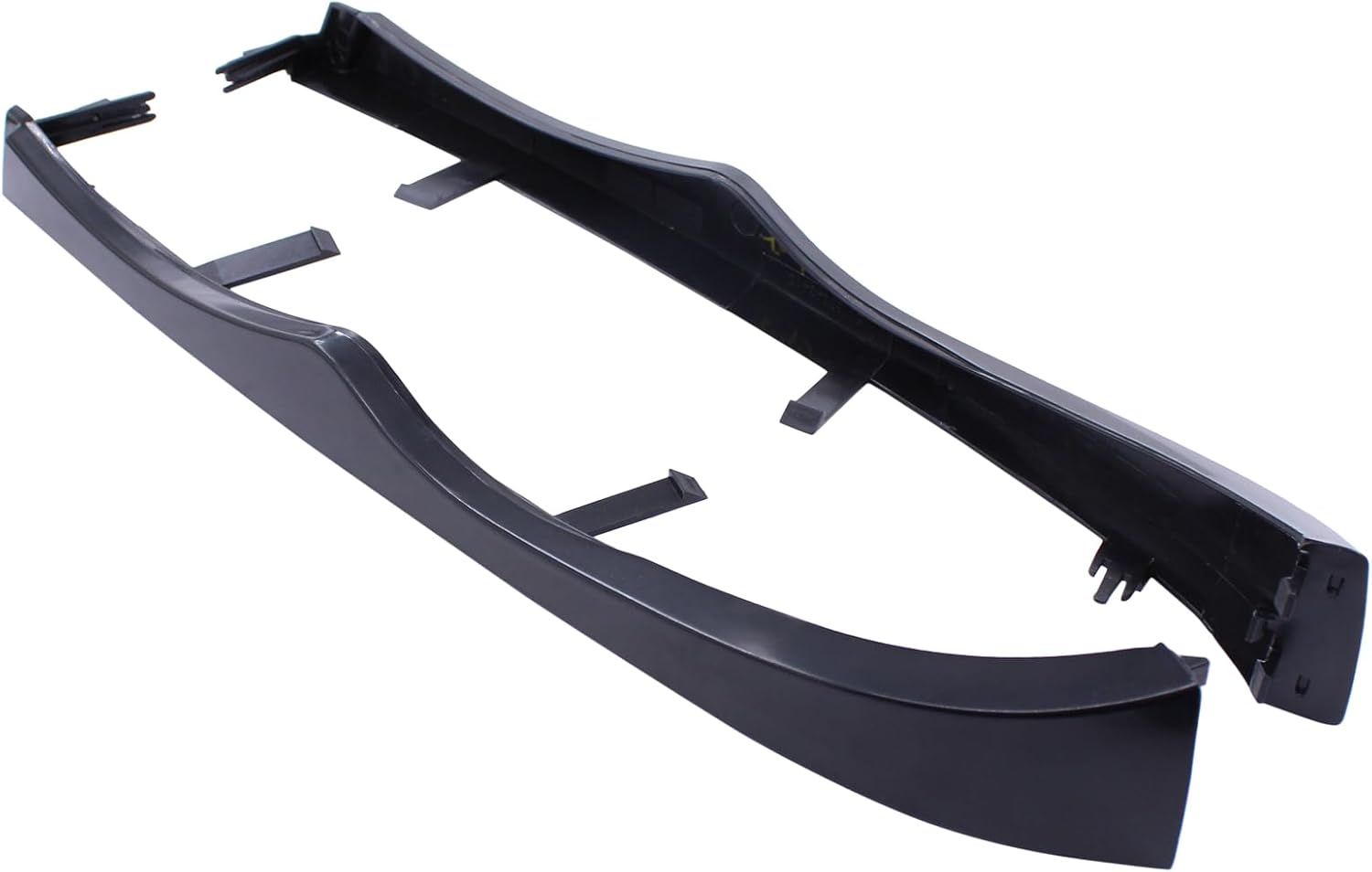 ApplianPar Front Left and Right Side Bumper Lower Grille Headlight Filler Trim Moulding Panel for BMW 3 Series E46 2002-2005