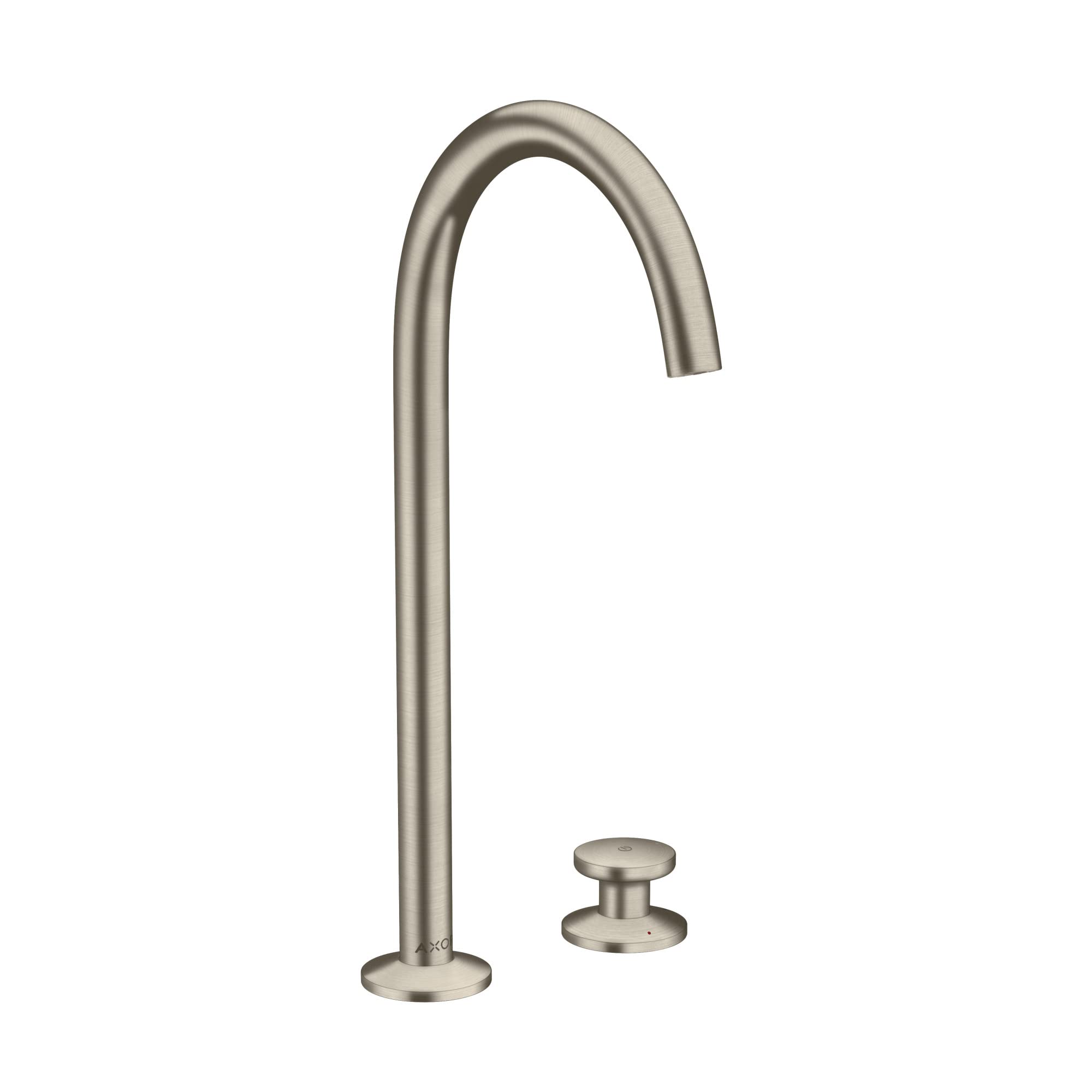 AXOR ONE Modern 2-Handle 2-Hole 14-inch Tall Bathroom Sink Faucet in Brushed Nickel 48060821