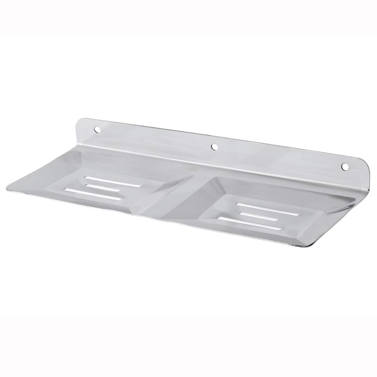 Eleganza Stainless Steel Double Soap Holder for Bathroom/Soap Stand/Soap Dish/Bathroom Accessories(Pack of 1)