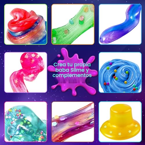 Miniatura 2 de Slime Para Niños Galaxy Kit De Slime Galaxy Con Purpurina Y Brillo En La Oscuridad, Juguete Para Niñas, Slime Kit Manualidades Para Niñas, Regalos De Cumpleaños Para Niños