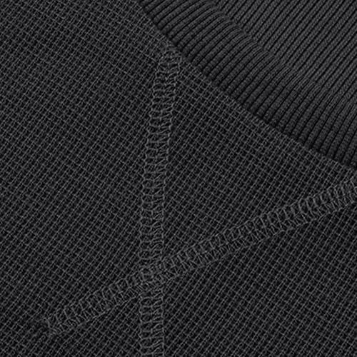 Cambkatl Men's Bacic Solid Color Crewneck Sweatshirt Casual Long Sleeve Pullovers Waffle T-Shirts with Chest Pocket3