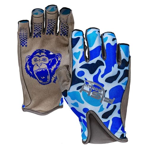 Fish Monkey FM21 Pro 365 Guide Gloves (Royal Blue - Medium)