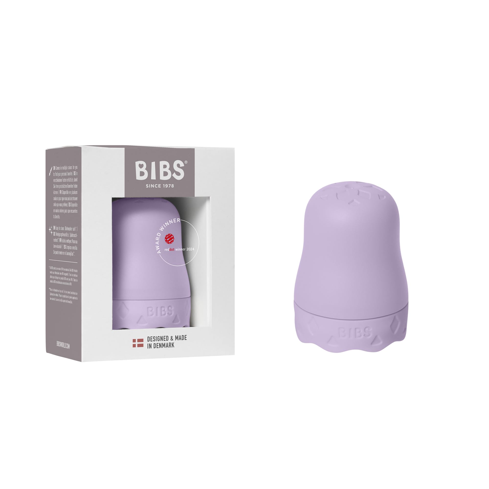 BIBS Boheme - Kit di bottiglie in vetro di diverse dimensioni, da abbinare a Bibs - Violet Sky