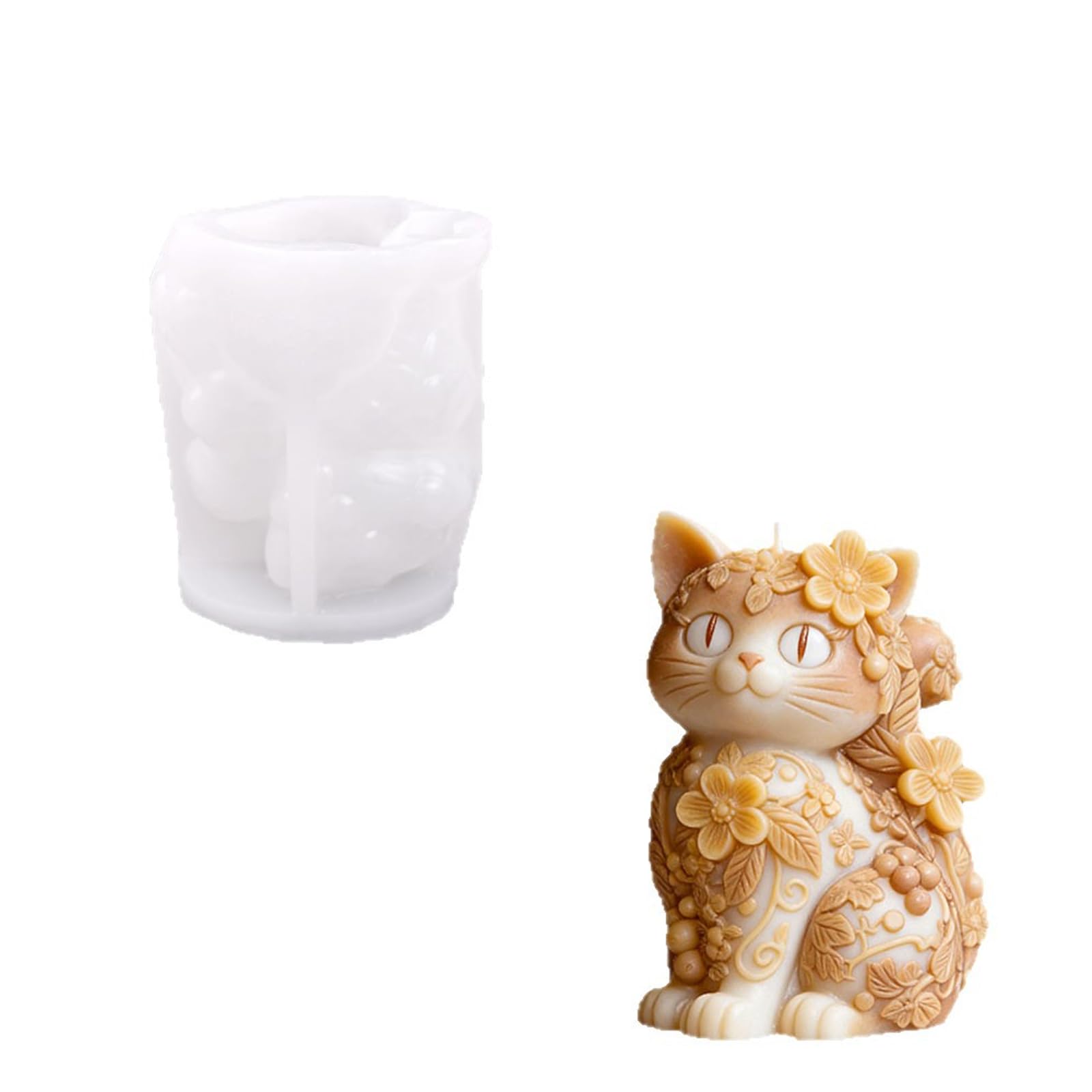 Kaeltsyn Creative Cats Craft of Food Grade Silicone for Home Crafting Heat Silicone