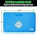 Vive Extra Thick Garden Kneeling Pad - Firm Waterproof Knee Mat for Work, Cleaning, Bathing Baby, or Hard Wood Floors - Foam Kneeler for Yoga, Exercise - Gardening Supplies & Accessories