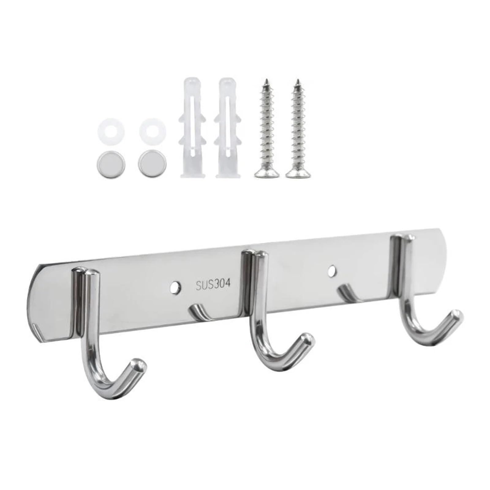 Gancho Para La Puerta Organizadores resistentes con gancho for colgar de forma segura en varias habitaciones(4 hooks)