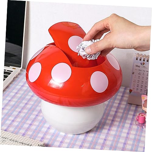 Caneca de Basura Pequeña Rectangular de Escritorio Luxshiny 2 Piezas miniatura 3